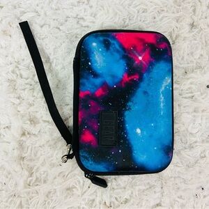 USA gear colorful Galaxy Print Wristlet Pouch / case